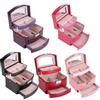 3 Layers Jewelry Necklace Vintage Box Container Keepsake Case Storage Organiser
