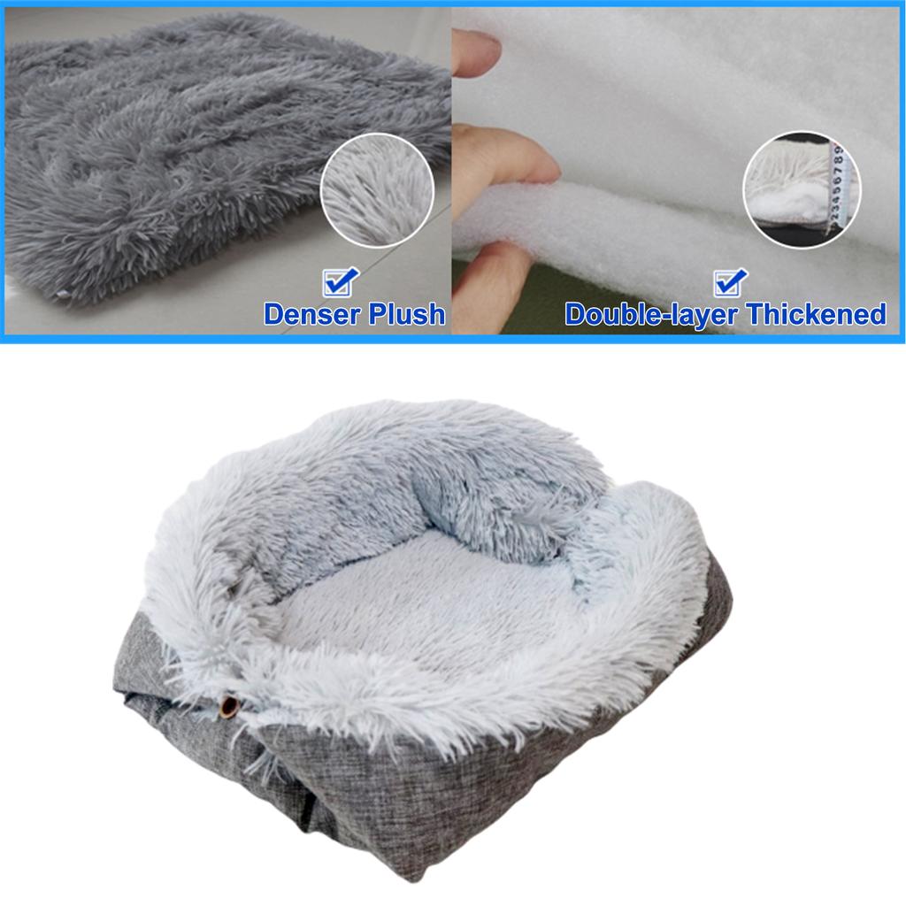 Кошачья кровать Моющиеся кошачьи кровати для домашних кошек Кровать для домашних животных Инновационный дизайн Безопасное согревание Удобное