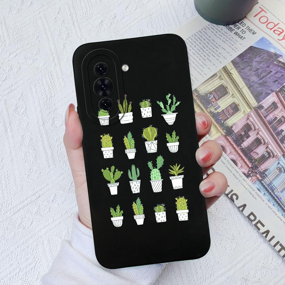 Чехол для телефона Huawei P30 P40 Lite Nova 6 7 8 9 10 11 Pro SE Daisy, мягкий жидкий силиконовый матовый противоударный чехол, защита камеры для бампера Huawei