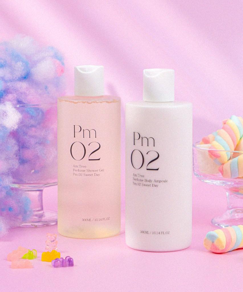 AM Парфюм для тела Tree Perfume Ампула для тела PM02 Сладкий день Фруктовый аромат Лосьон для тела 300 мл