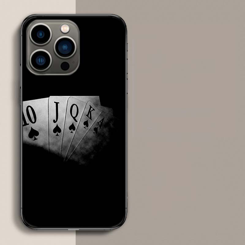 Элегантность с Высокими Ставками Казино Люкс Чехол для Телефона Для Iphone 17 Air 15 Pro 14 Plus 16 Pro Max 12 13 Mini 11 16E X XS Чехол Милый Fundas