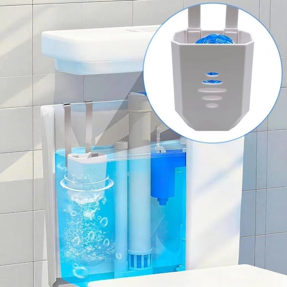 Anti-Damage Toilet Tank Bracket Rust Resistant Toilet Tank Tablet Rack Toilet Bowl Cleaning