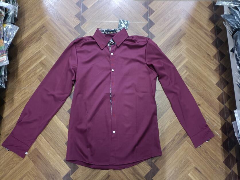 Рубашка большого размера с длинным рукавом и лацканами, деловая клетчатая рубашка, разноцветная рубашка