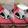 Meat Tenderizer Hammer Tool Dual Sided Nails Meat Mallet Meat Hammer for Steak Chicken Fish Meat Pounder With Aluminum