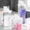Sealed Laundry Powder Storage Box with Measuring Cup Laundry Room Organization