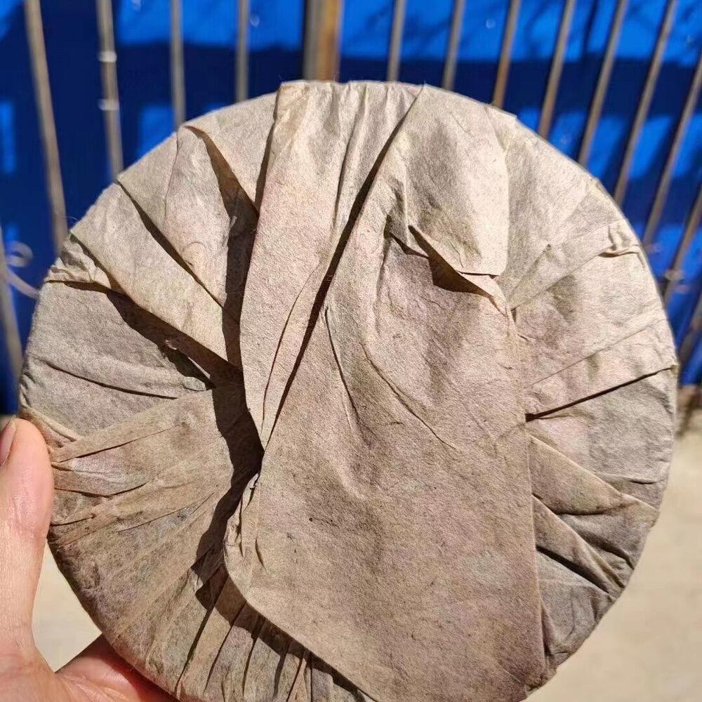 357 г сырой чайный пирог из выдержанного пуэра в провинции Юньнань, сырой чайный торт из пуэра Сонгпинхао, чай из старого пуэра