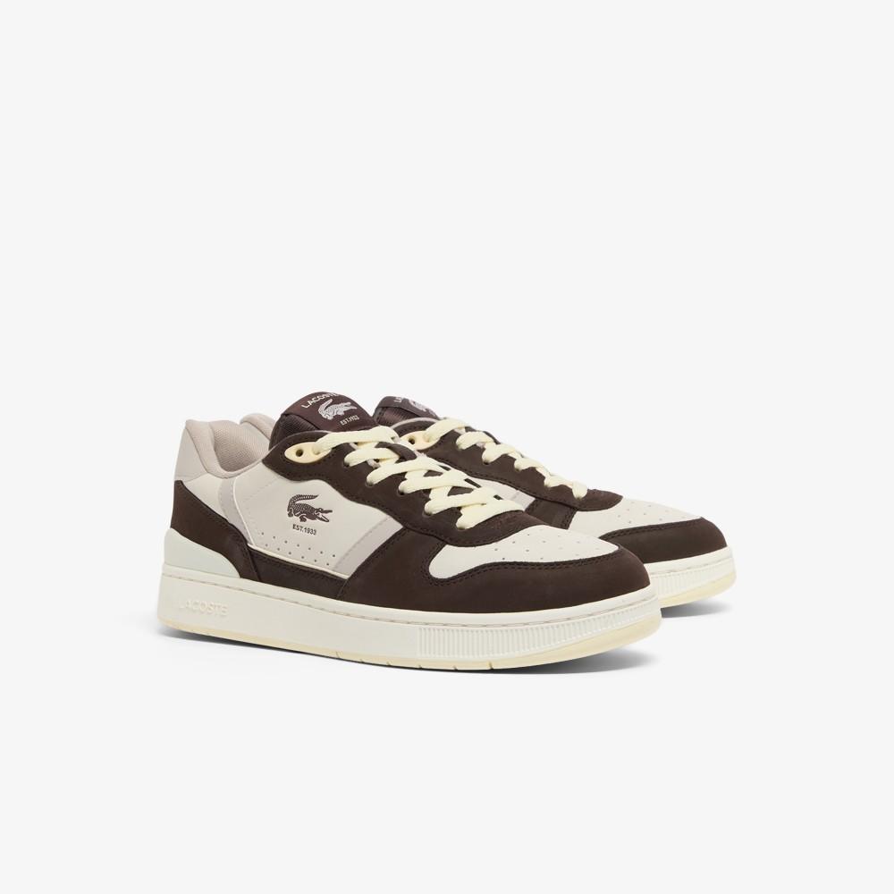 [lacoste] Men's T-Clip Set Leather Sneakers RZ7100M56G2G3