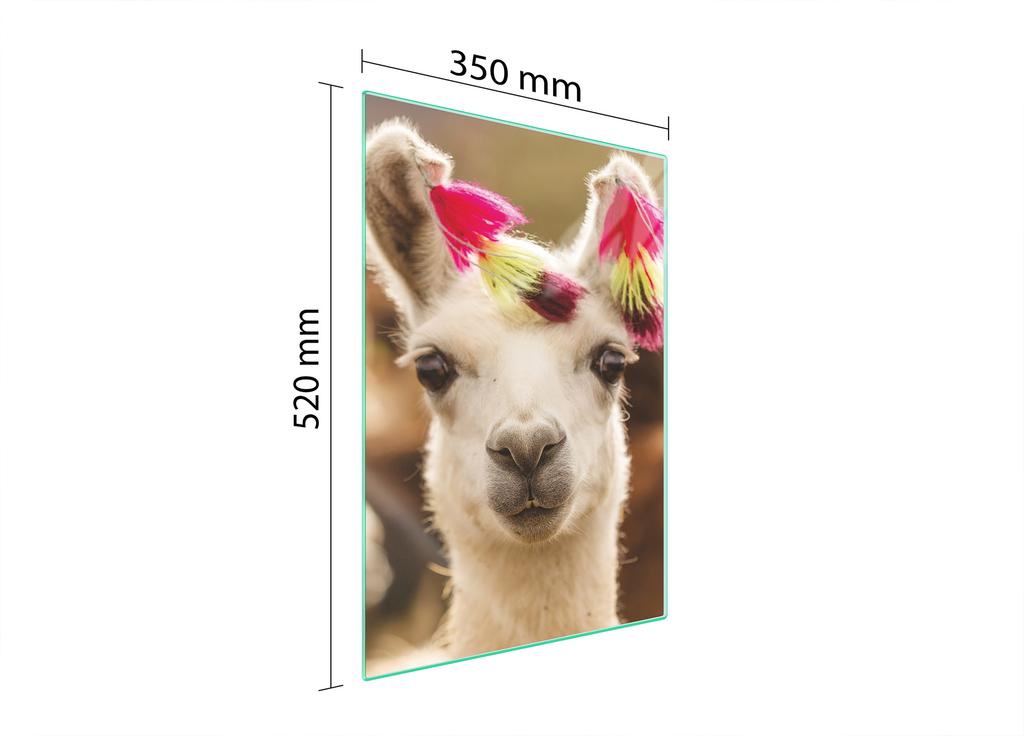 GLASS CUTTING BOARD 35x52 Lama