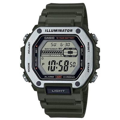 Мужские часы MWD-110H-3AJF [Casio Collection Multi Function Digital Watch] квадратные черные