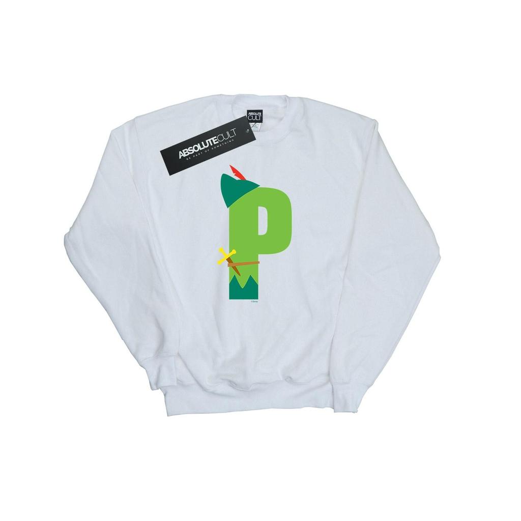 Disney Womens/Ladies Alphabet P Is For Peter Pan Sweatshirt
