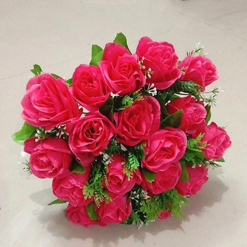 18 Головок Настоящие Счастливые Цветы Мини Фотография Фото Подарок День Святого Валентина Цветы 9 Цветов Розы Цветы Декоративные Дом Декоративные