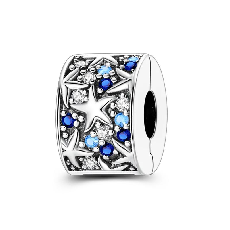 Copper Crabs Ocean Series Blue Turtle Starfish Shell Fit Original Bracelet Charms For Women Diy Fine Jewelry Gifts