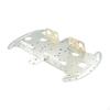 Metal Smart Car Chassis Aluminum Alloy Professional Replacement Lightweight Robot Part Practical