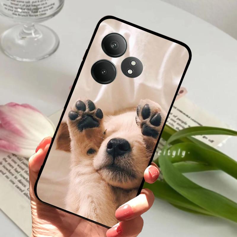 Для Realme GT 6 GT6 Чехол Ударопрочный Мягкий ТПУ Силиконовый Чехол для Телефона Для Realme GT 6T Capa Realme GT6 GT6T Мультяшный Матовый Бампер