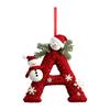 2D 26 Letter  Christmas Ornaments Acrylic Flat Christmas Tree Home Decorations Ornaments