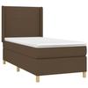 Maison Exclusive - Sommier à lattes de lit avec matelas Marron foncé 80x200 cm