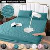 Super Waterproof Bedcover Waterproof Mattress Cover Thicken Fitted Sheet Bed Protector Cover Quilted Sheet Bed Cover(No Pillowcase)