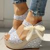 Lace Leisure Women Wedges Heeled Women Shoes Summer Sandals Party Platform High Heels Shoes Woman