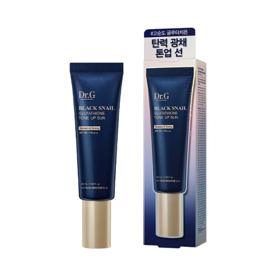 [НОВИНКА/Усиление тонуса] Доктор. G Black Snail Glutathione Tone Up Sun 50мл, солнцезащитный крем, Корея