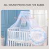 Universal Netting Mosquito Net Foldable Infant Canopy Round Bed Canopy Mosquito Net For Baby Summer Baby Crib Net Crib Dome