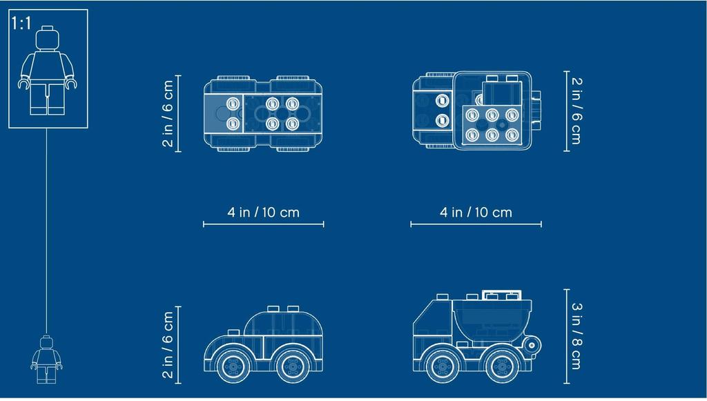 LEGO Duplo First Duplo Various Vehicles Box 10886 Educational Toy Block Toy Boys Car