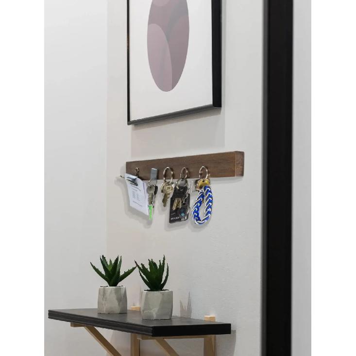 Walnut 16 inch Magnetic Knife Holder for Wall, Knife Magnetic Strip, Knife Magnet, Magnet Knife Holder Strip, Magnetic Holder