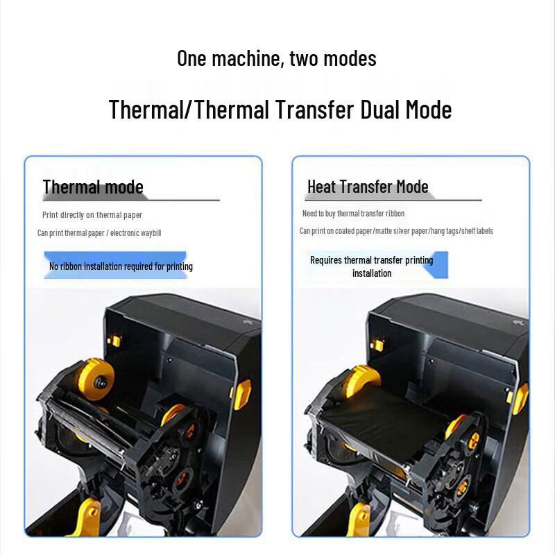 Zebra ZD888TA Thermal Transfer Label Printer CN plug (adapter included)
