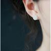 Серьги с цветком розы Женские серьги