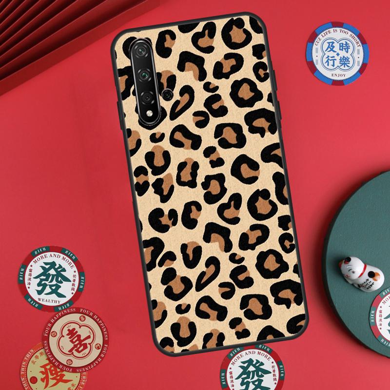 Коричневый леопард Для Huawei Nova 11i 8i 12i 12s 9 10 SE Y60 Y70 Y90 Y72 Y73 Y61 Y91 P60 Pro P30 P40 Lite Чехол