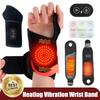 Греющая повязка на запястье с вибрацией, массажер для рук, защита запястья, USB, три режима нагрева, горячая терапия, защита запястья, греющий бандаж, подушечка для поддержки запястья
