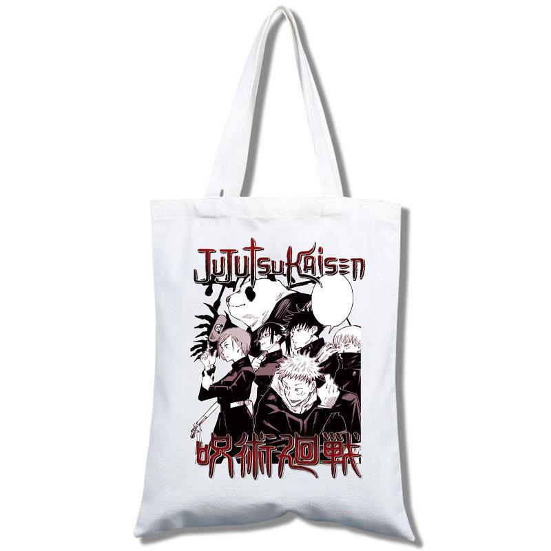 Сумка-шоппер из холста Судьба Возвращения Jujutsu Kaisen Холщовая сумка