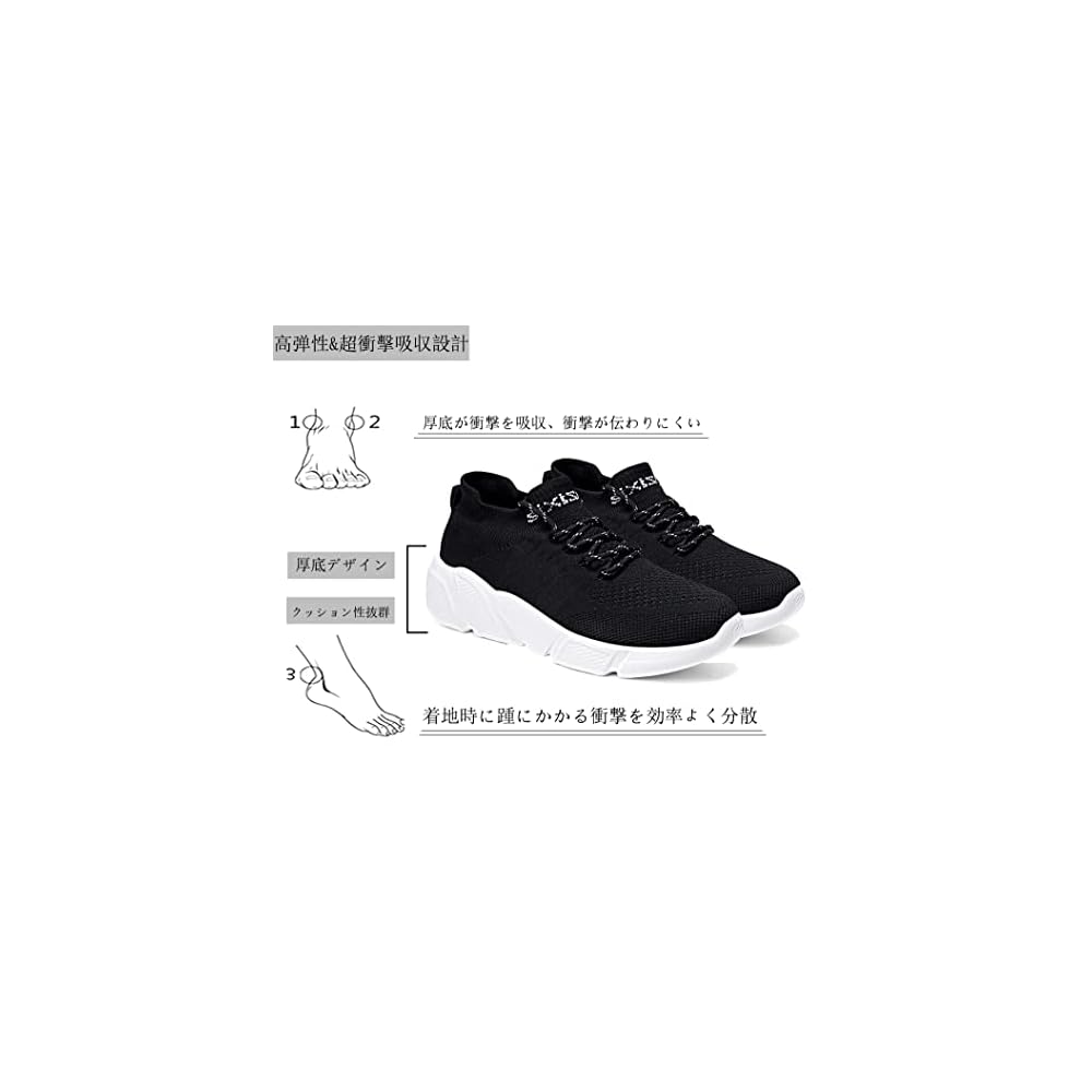 CFFHRB Men's Sneakers Running Shoes Athletic Shoes Black Slip-on Walking Shoes Training Couple
