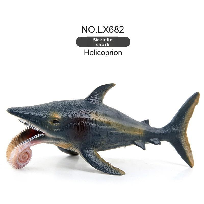 Dinosaur Marine Helicoprion Model For Kids Educational Pvc Realistic Toy