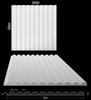3D Wall Panel Mold for Gypsum, Plaster or Concrete Tile for Decorative Wall Panels 'Parallels'