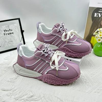 Модная женская обувь 2025 Бренд Женские вулканизированные туфли на шнуровке спереди Модные с круглым носком Горячая распродажа Бестселлер Классическая повседневная обувь