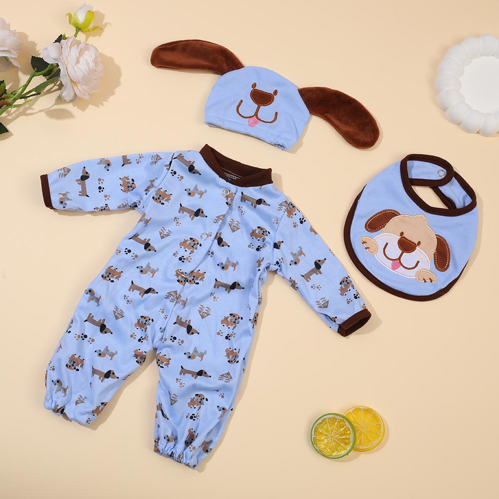 Аксессуары для кукол Одежда для кукол для 17-дюймовых кукол Реборн Кукол-младенцев Модные комбинезоны Одежда для 45-см кук Реборн Куклы-младенцы