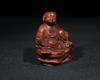 Chinese Antique Vintage Boxwood Carving Little Monk Statue Home Decor Collection