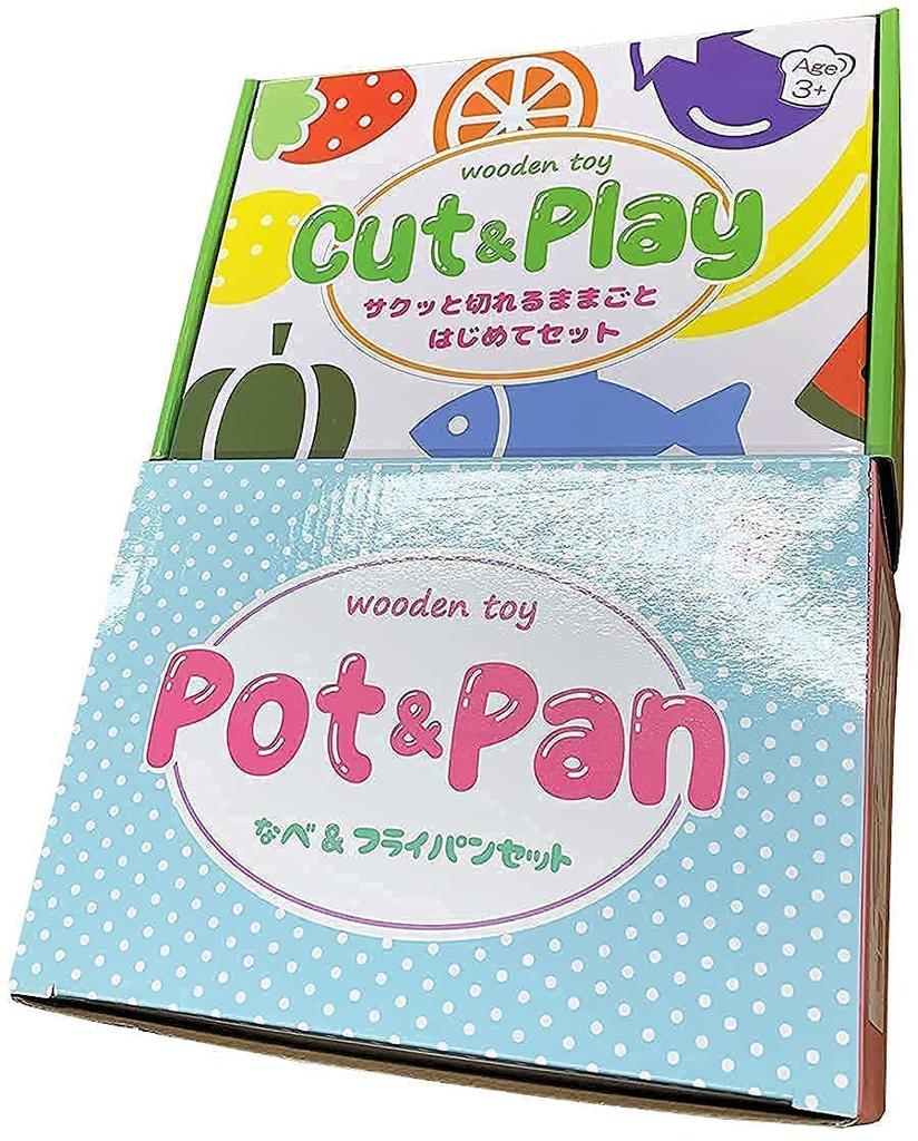 Alex Sanga Quickly Cut Pretend Wooden Magnet Compliant with Food Hygiene Inspection Kitchen Stove Fish Grill Play and Clean Up Set (Cooking CK)