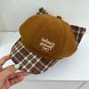 Cute cat ear embroidery hat women's wide brim small octagonal hat fashion versatile painter hat duck tongue beret