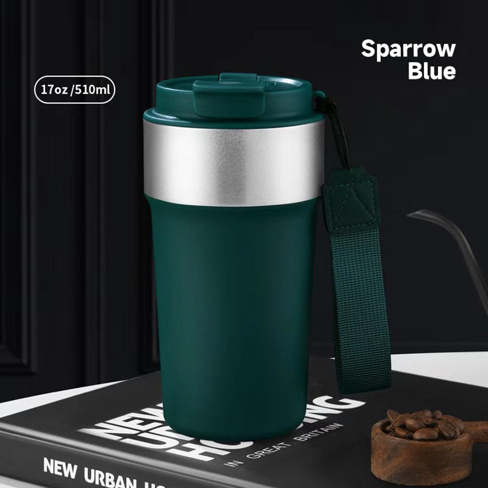 510ML 304 Stainless Steel Insulated Cup Leak-Proof Travel Coffee Mug Keep Hot Cold Tumblers Gift for Travel Coffee Office