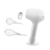 Portable Hand Mixer Electric USB Rechargeable Cordless Egg Beater with 2 Stirring Nets 3 Speeds Kitchen Whisk for Baking