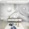 Современные Простые 3D обои Стерео Космос Геометрический Белый Шар Фреска Гостиная Телевизор Диван Фон Настенная Роспись Домашнее Украшение