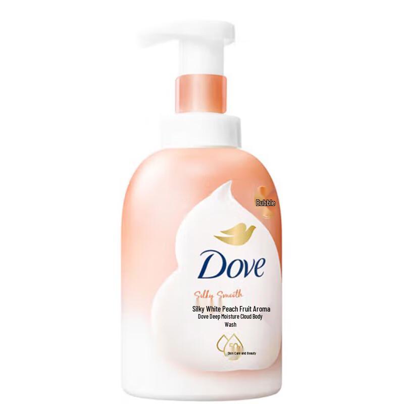 DOVE Набор пены для душа и геля для душа «Белый персик»