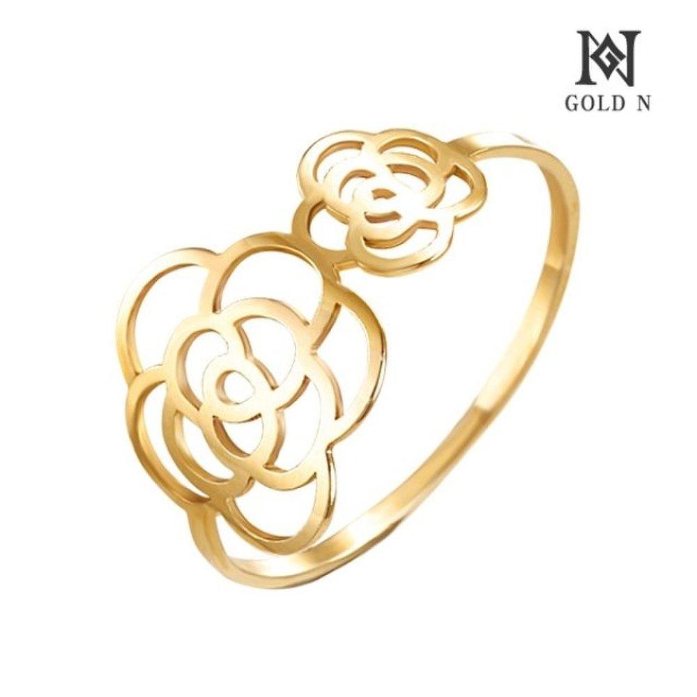 [ Goldgoldn] 14K Twin Rose Ring