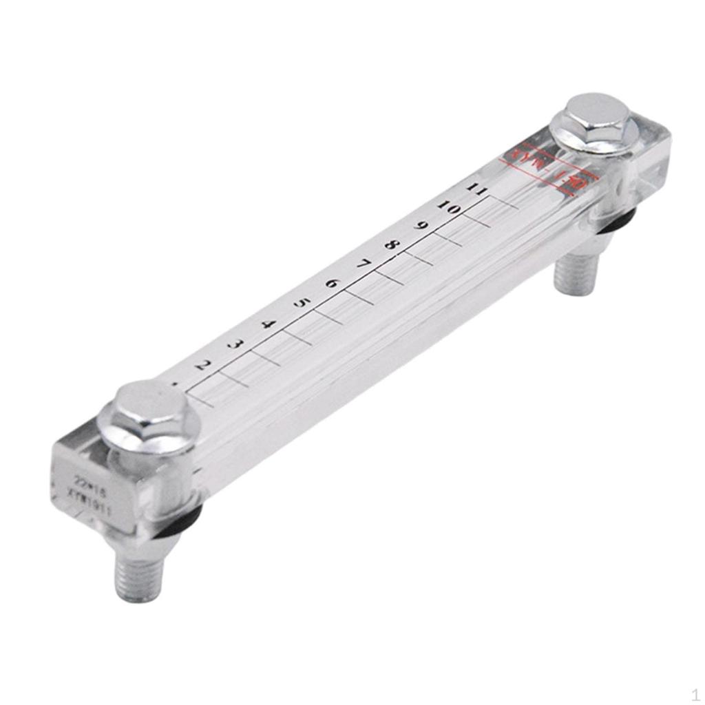 Acrylic Oil Level Gauge, Transparent Liquid Indicator, Wear-Resistant Meter, Suitable for