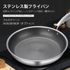 YQW Stainless Steel Frying Pan, Honeycomb Structure, High Heat Efficiency, Induction Compatible, Non-Stick, Stainless Steel Wok, Pan, Oil-Free, Smoke-