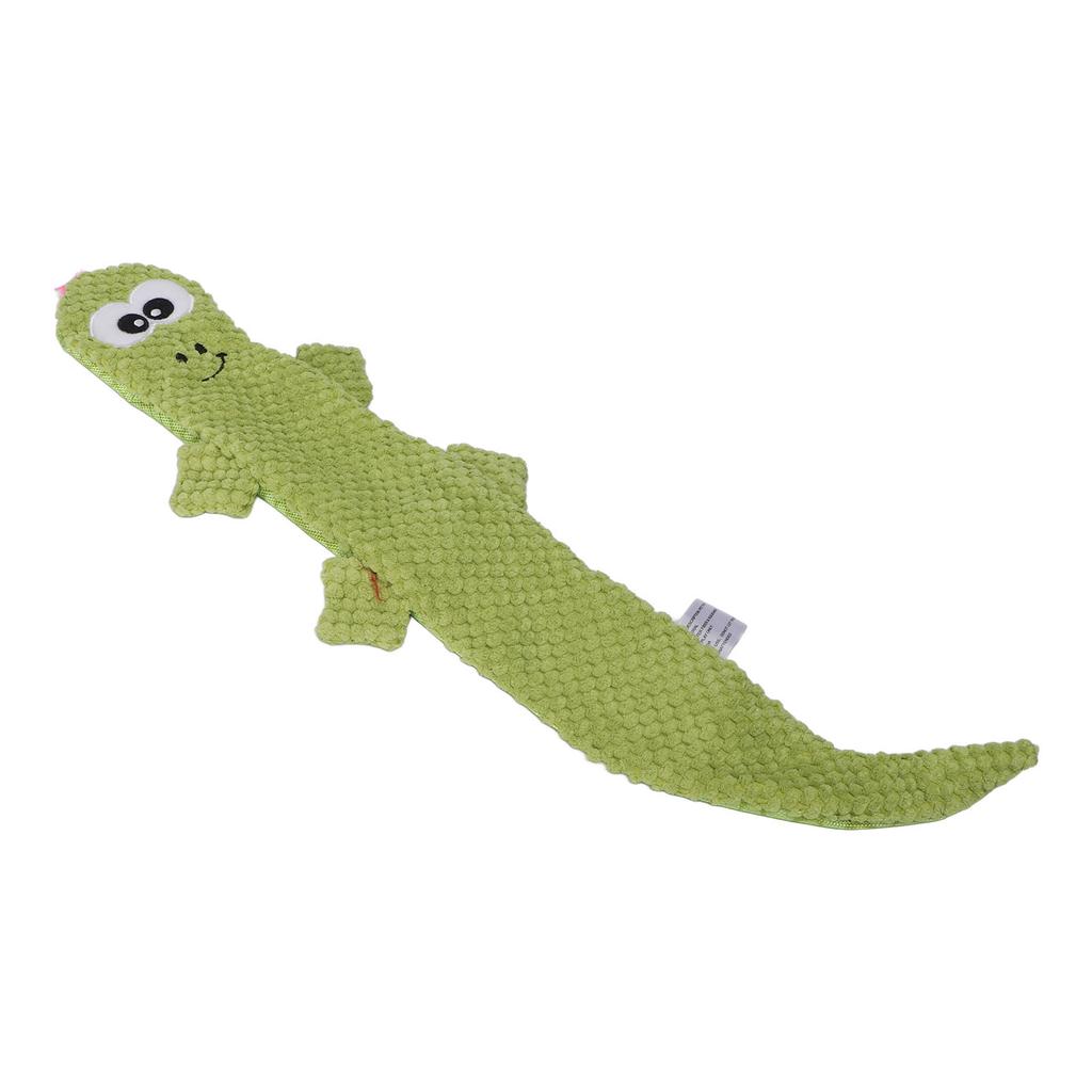 Squeaky Lizard Dog Toy Teeth Grinding Training Plush Dog Chew Toys for Pet Supplies Green