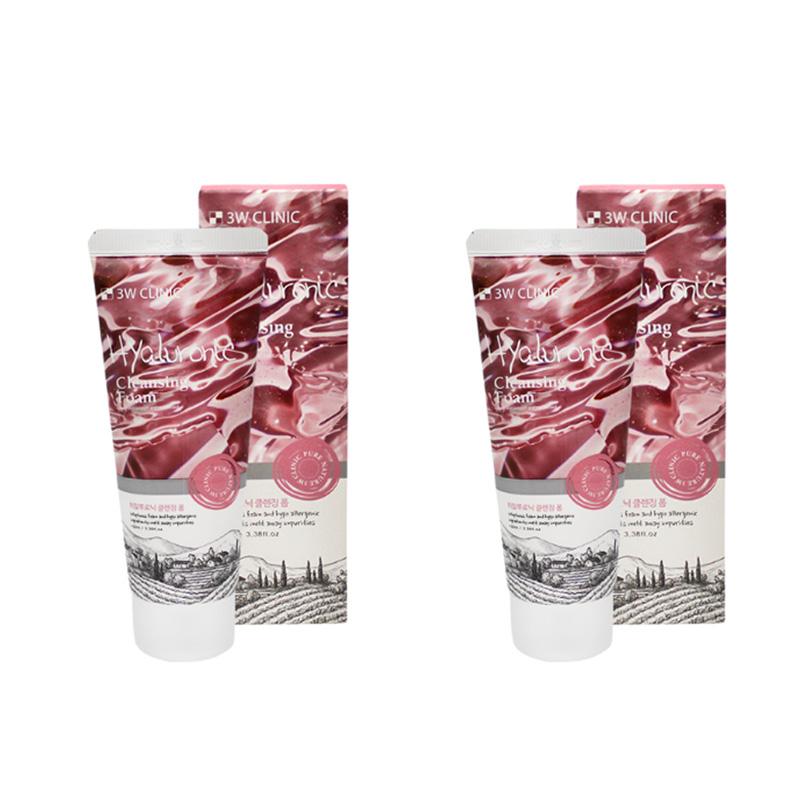 3w Clinic 5 видов очищающей пенки: Гиалуриновая кислота/Авокадо/Цитрон-С/Белый трюфель/Красный женьшень 100мл (20 вариантов)