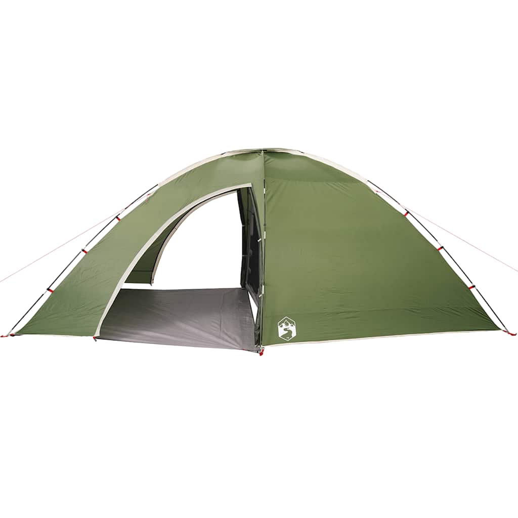8 Person Camping Tent Green Waterproof