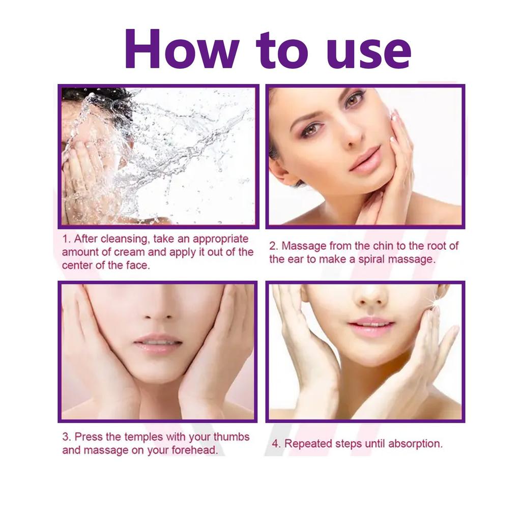 Крем для лица, подтягивающий кожу подбородка, массажный крем 50 г